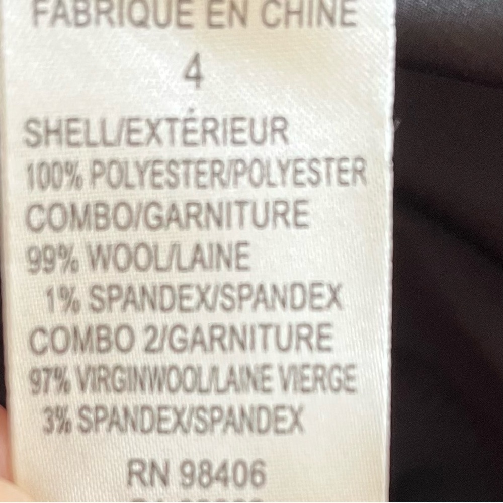 Theory Gray and Black Sleeveless Aline Mixed Fabric Mini Dress 4 - Picture 15 of 16